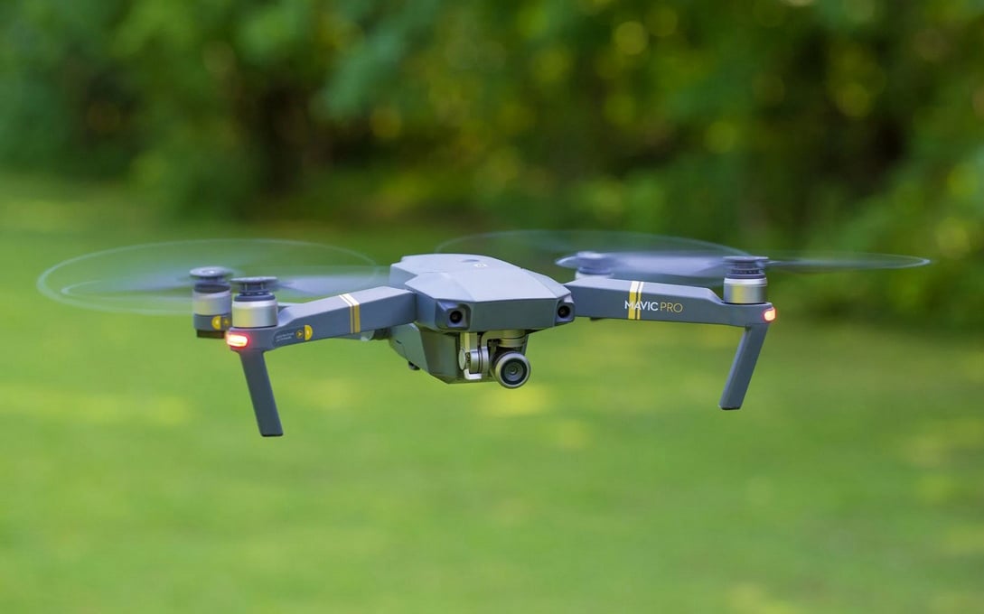 Mavic Pro drone in flight