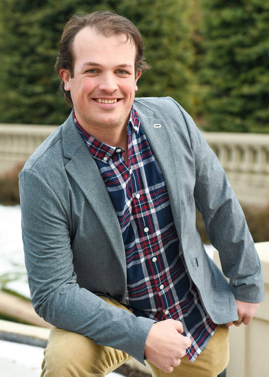 Business portrait of man in casual suit